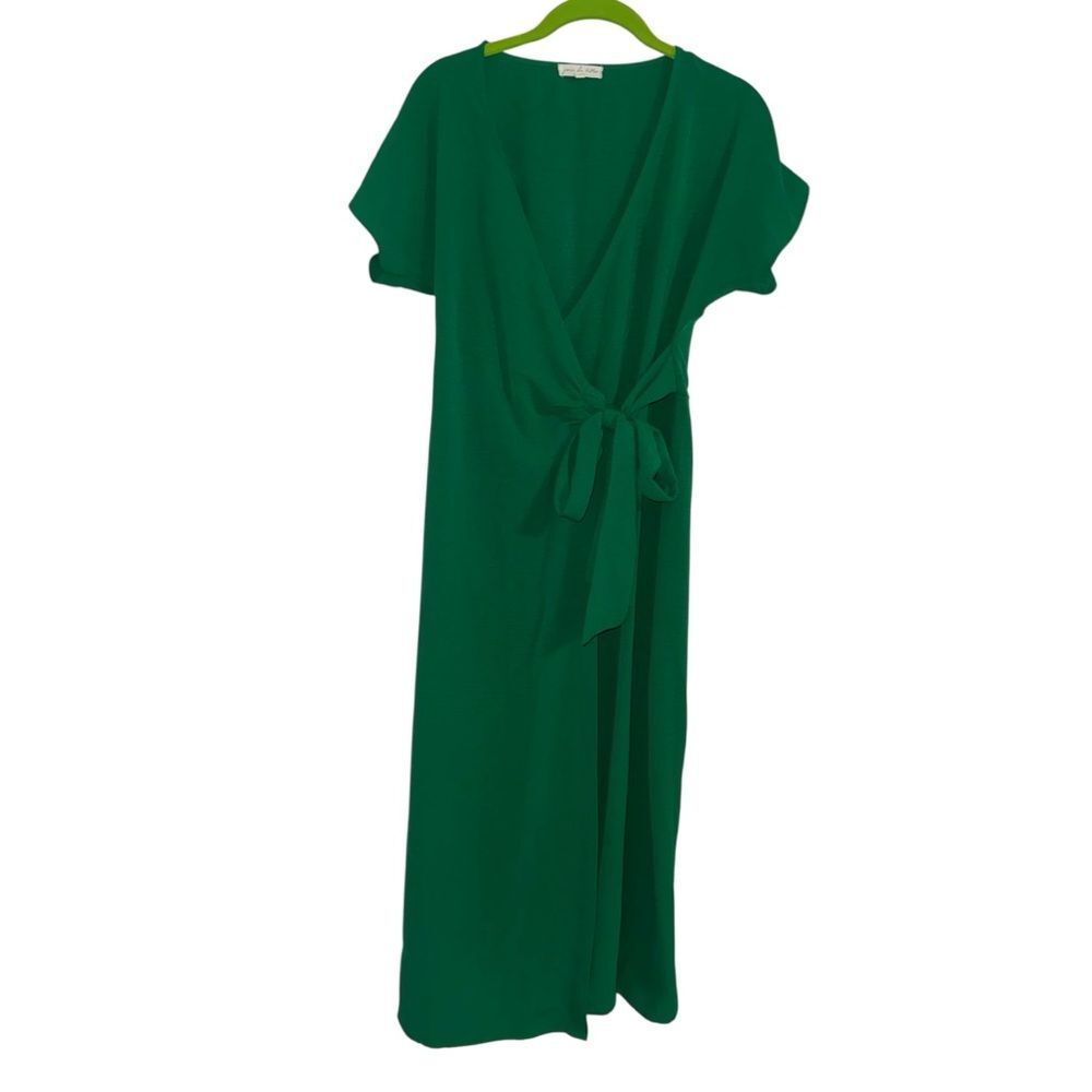 Green Wrap Dress Joie De Vivre